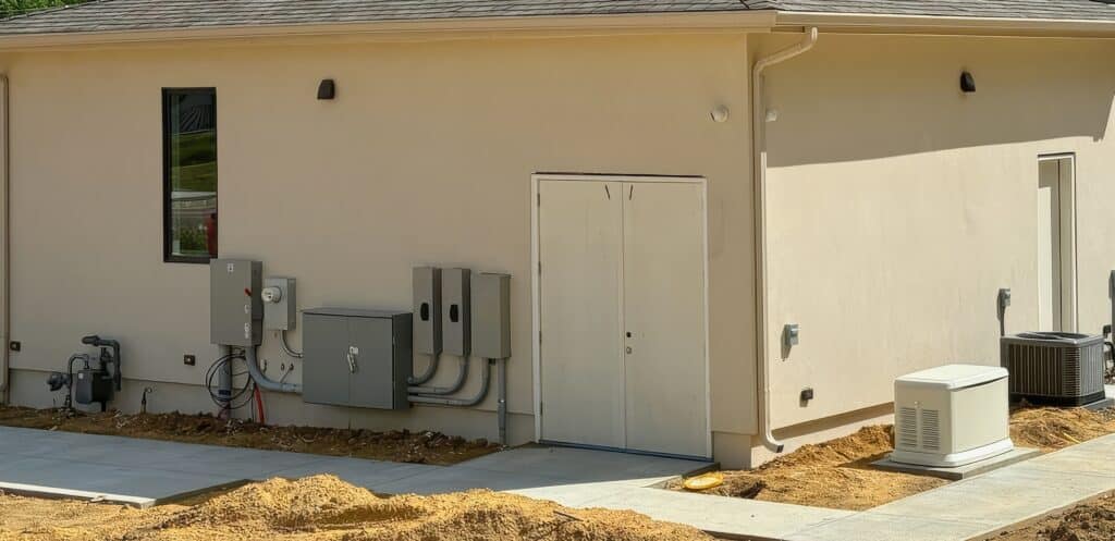 Generator transfer switch.